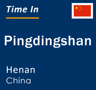 Current time in Pingdingshan, Henan, China