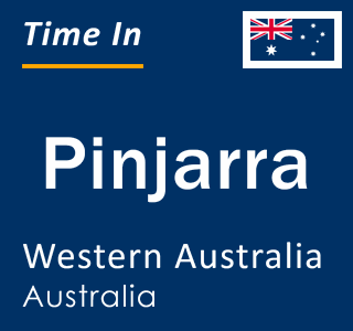 Current local time in Pinjarra, Western Australia, Australia