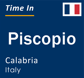 Current local time in Piscopio, Calabria, Italy
