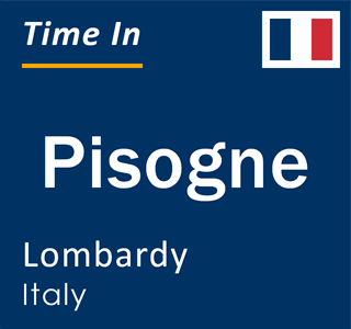 Current local time in Pisogne, Lombardy, Italy