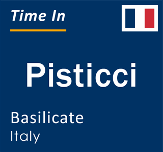 Current local time in Pisticci, Basilicate, Italy