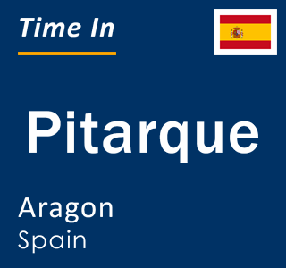 Current local time in Pitarque, Aragon, Spain