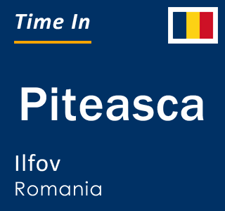 Current local time in Piteasca, Ilfov, Romania