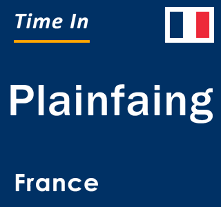 Current local time in Plainfaing, France