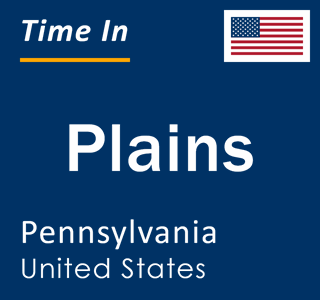Current local time in Plains, Pennsylvania, United States