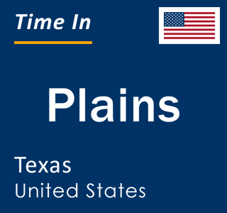 Current local time in Plains, Texas, United States