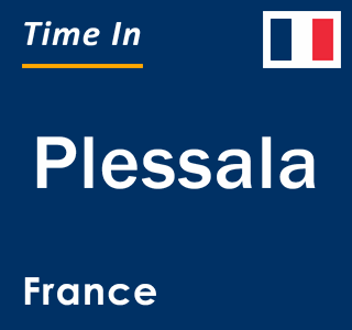 Current local time in Plessala, France