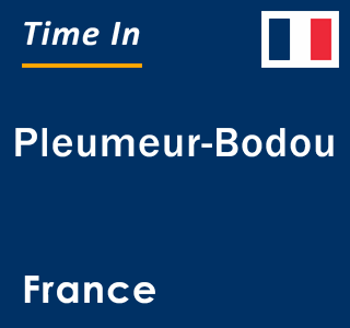 Current local time in Pleumeur-Bodou, France