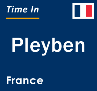 Current local time in Pleyben, France