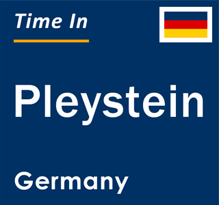 Current local time in Pleystein, Germany