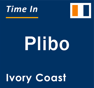 Current local time in Plibo, Ivory Coast