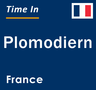 Current local time in Plomodiern, France