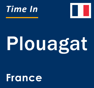 Current local time in Plouagat, France