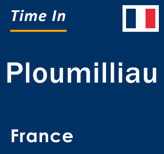 Current local time in Ploumilliau, France