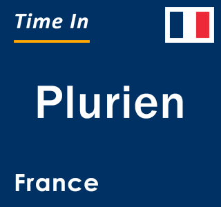 Current local time in Plurien, France