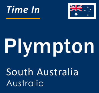 Current local time in Plympton, South Australia, Australia