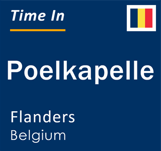 Current local time in Poelkapelle, Flanders, Belgium