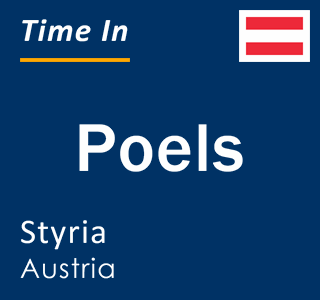 Current local time in Poels, Styria, Austria