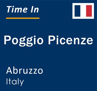 Current local time in Poggio Picenze, Abruzzo, Italy