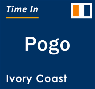 Current local time in Pogo, Ivory Coast