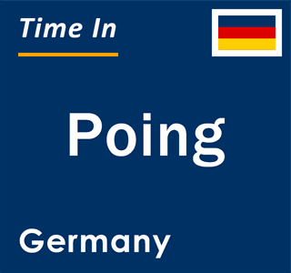 Current local time in Poing, Germany