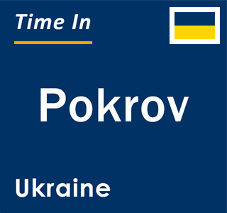 Current local time in Pokrov, Ukraine