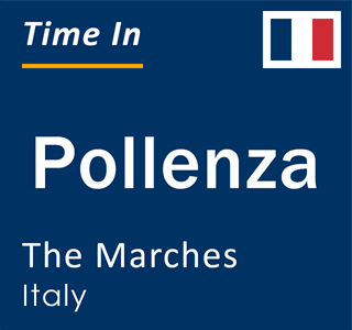 Current local time in Pollenza, The Marches, Italy