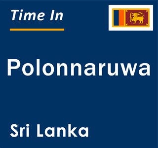 Current local time in Polonnaruwa, Sri Lanka