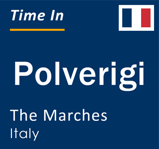 Current local time in Polverigi, The Marches, Italy