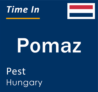 Current time in Pomaz, Pest, Hungary