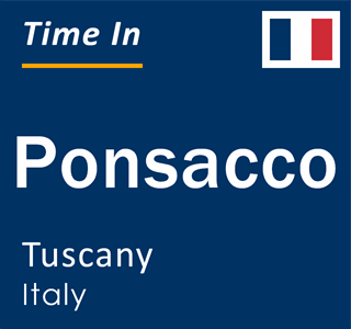 Current local time in Ponsacco, Tuscany, Italy