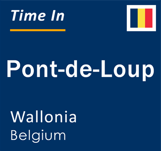 Current local time in Pont-de-Loup, Wallonia, Belgium