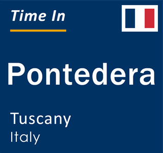 Current local time in Pontedera, Tuscany, Italy