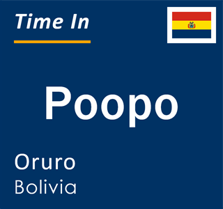 Current time in Poopo, Oruro, Bolivia
