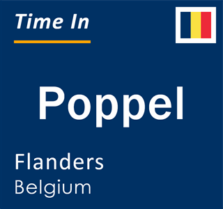 Current local time in Poppel, Flanders, Belgium