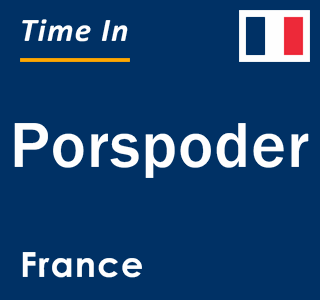 Current local time in Porspoder, France