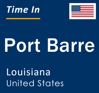 Current local time in Port Barre, Louisiana, United States