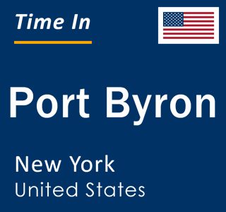 Current local time in Port Byron, New York, United States