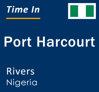 Current time in Port Harcourt, Rivers, Nigeria