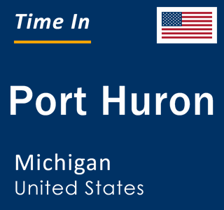 Current local time in Port Huron, Michigan, United States