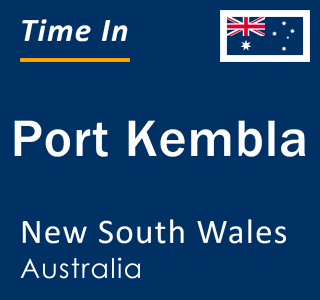 Current local time in Port Kembla, New South Wales, Australia