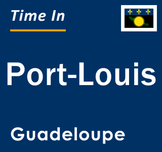 Current local time in Port-Louis, Guadeloupe