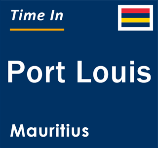 Current time in Port Louis, Mauritius
