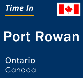 Current local time in Port Rowan, Ontario, Canada
