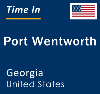 Current local time in Port Wentworth, Georgia, United States