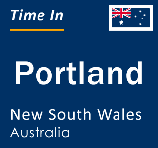 Current local time in Portland, New South Wales, Australia