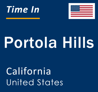 Current local time in Portola Hills, California, United States