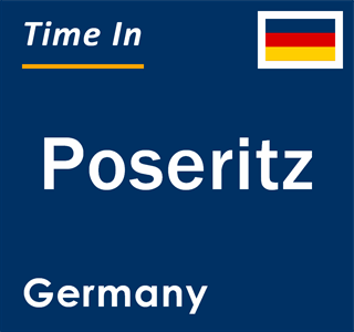 Current local time in Poseritz, Germany