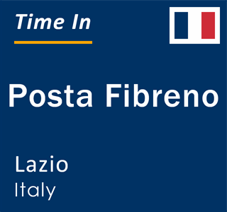 Current local time in Posta Fibreno, Lazio, Italy