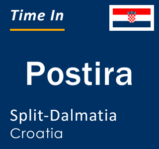 Current local time in Postira, Split-Dalmatia, Croatia